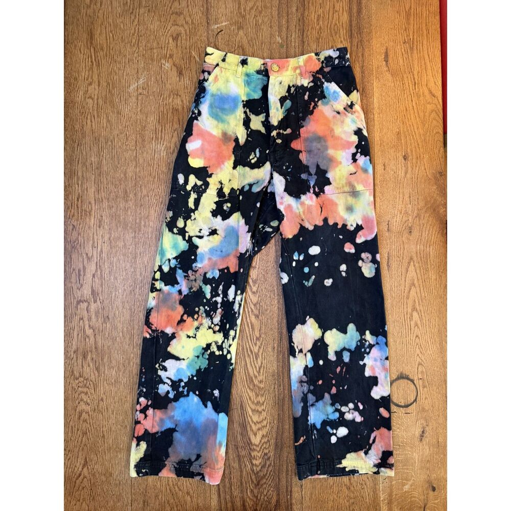 Big Bud Press Work Pants Magic Waters Tie Dye Size Small Made in LA